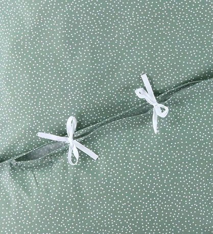 Nørgaard Madsens Bettwäsche - Erwachsen - Dusty Green m. Punkte