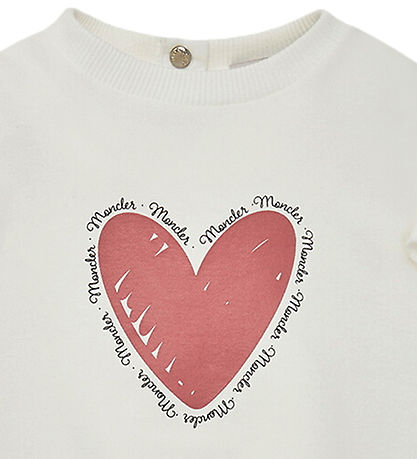Moncler Sweatshirt - Natural w. Print
