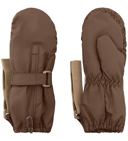 Mini A Ture Mittens w. Fleece - MatCesar - Chestnut Brown
