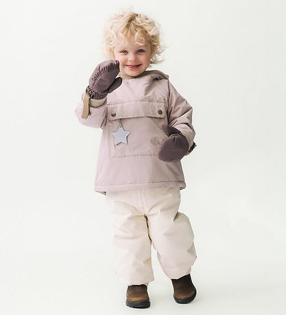 Mini A Ture Mittens - MatCesar Fleece - Peppercorn Plum w. Zippe