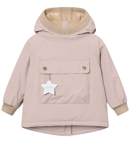 Mini A Ture Winter Coat - MatBaby Wen Fleece Anorak - Cloudy Pra
