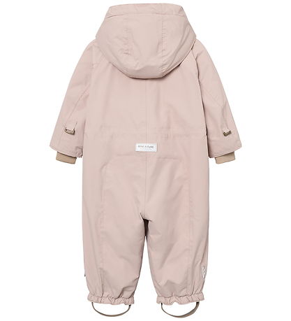 Mini A Ture Snowsuit - MatWisti Fleece - Cloudy Rose