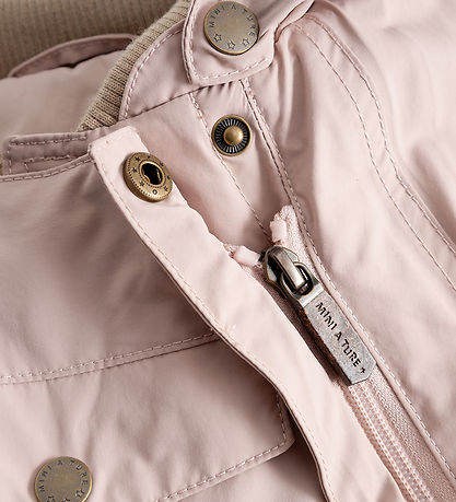 Mini A Ture Snowsuit - MatWisti Fleece - Cloudy Rose