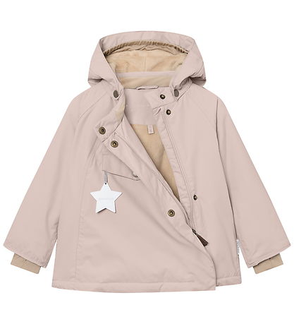 Mini A Ture Winter Coat - MatWang Fleece - Cloudy Rose