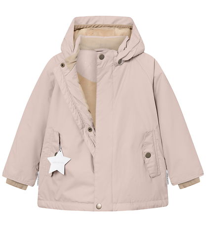 Mini A Ture Winter Coat - MatWally Fleece - Cloudy Rose