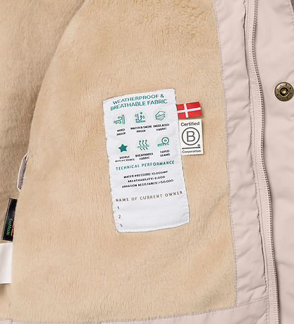 Mini A Ture Winter Coat - MatWally Fleece - Cloudy Rose