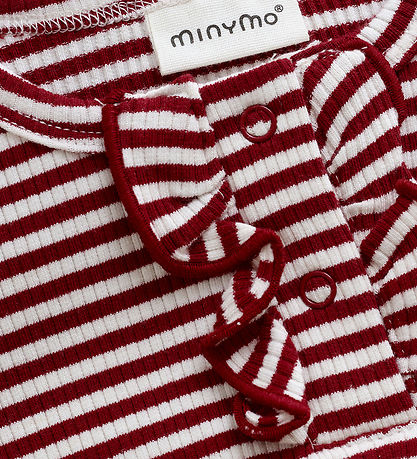 Minymo Bodysuit l/s - Rio Red