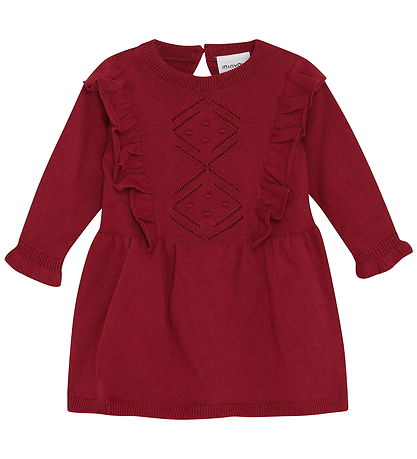 Minymo Dress - Knitted - Rio Red