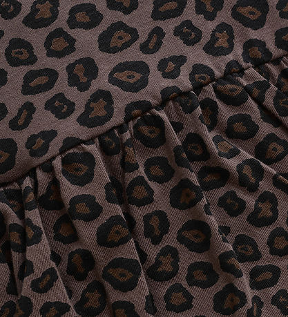 Minymo Dress - Bodysuit l/s - Chocolate Chip