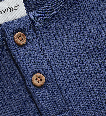 Minymo Body l/ä - Rib - Vintage Indigo