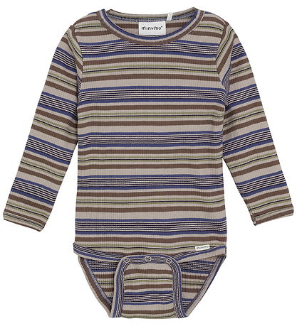 Minymo Bodysuit l/s - Rib - Parisian Night
