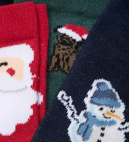 Minymo Socks - 3-Pack - Rio Red