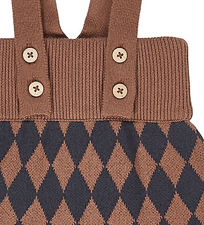 Müsli Overalls - Knitted - Harlequin - Root