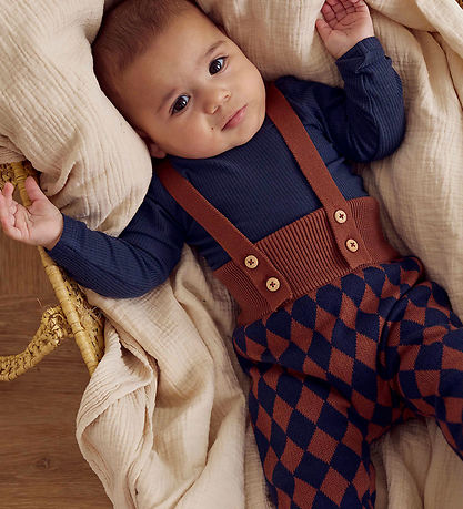Müsli Overalls - Knitted - Harlequin - Root