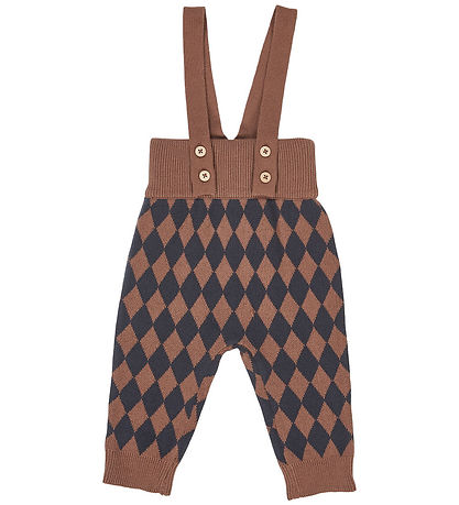 Müsli Overalls - Knitted - Harlequin - Root