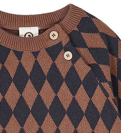 Müsli Blouse - Knitted - Harlequin - Root
