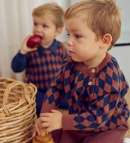 Müsli Blouse - Knitted - Harlequin - Root
