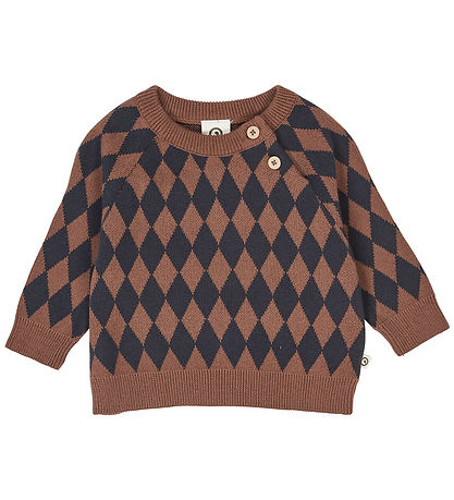 Müsli Blouse - Knitted - Harlequin - Root