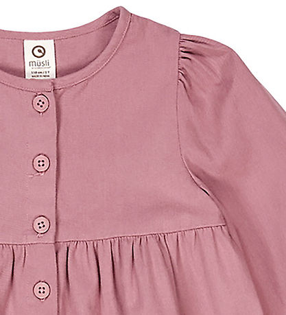 Müsli Bluse - Twill - Nostalgie Rose