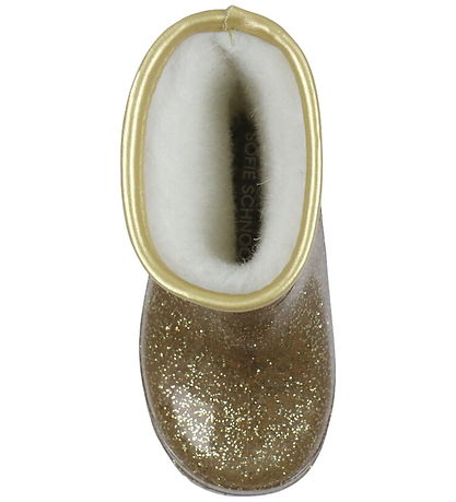 Sofie Schnoor Gummistiefel Gefütterr - Champagne m. Glitzer