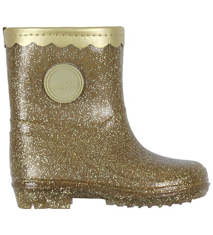 Sofie Schnoor Gummistiefel Gefütterr - Champagne m. Glitzer