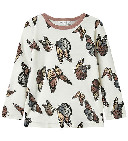 Name It Blússa - Ull - NmfWillitus - Snow White/Þverslaufa