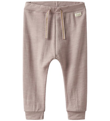 Name It Trousers - Wool - NmfWesso - Shadow Gray/Gold String