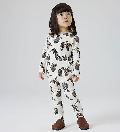 Name It Leggings - ull - NmfWillitus - Snow White/Þverslaufa