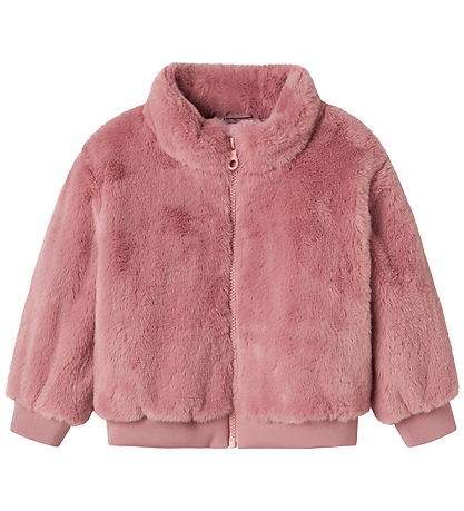 Name It Jacke - Kunstpelz - NmfMila - Flieder