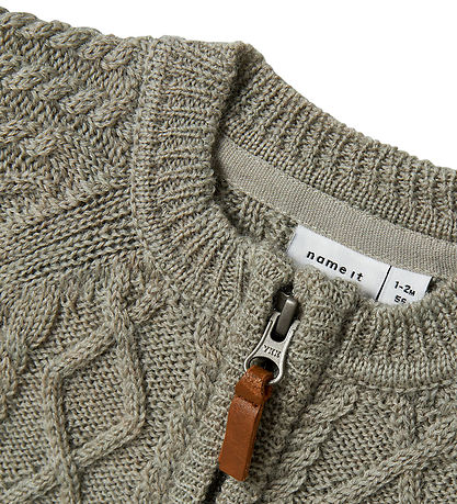 Name It Jumpsuit - Wool - Knitted - NbmWrilla - Dried Sage