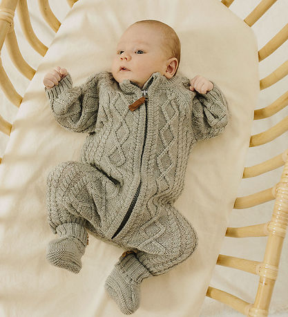 Name It Jumpsuit - Wool - Knitted - NbmWrilla - Dried Sage