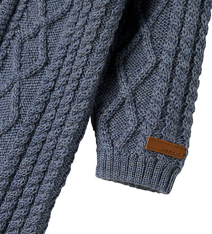 Name It Jumpsuit - Wool - Knitted - NbmWrilla - Folkstone Grey