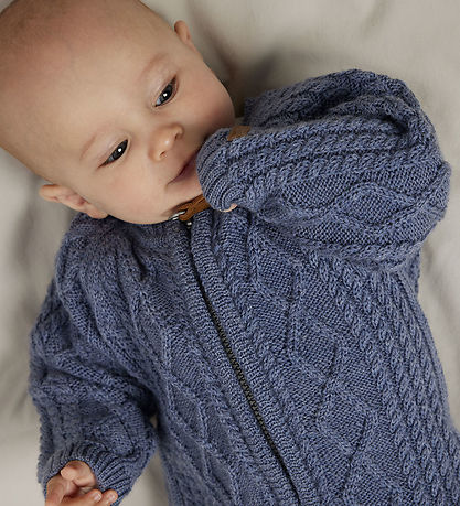 Name It Jumpsuit - Wool - Knitted - NbmWrilla - Folkstone Grey