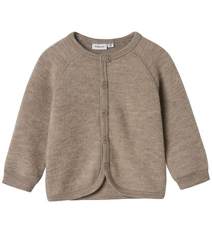 Name It Cardigan - Wool - NbFWmino - Satellite