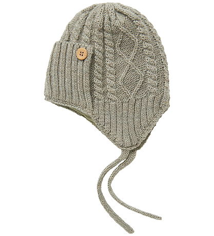 Name It Beanie - Wool/Cotton - NbmWrilla - Dried Sage