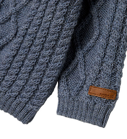 Name It Cardigan - Wool - Knitted - NbmWrilla - Folkstone Grey