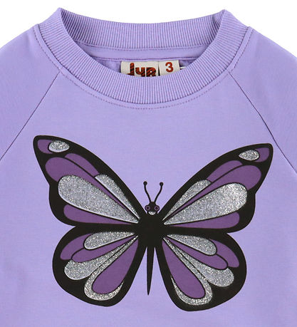 DYR-Cph Sweatshirt - Animal Bellow - Lilac Butterfly