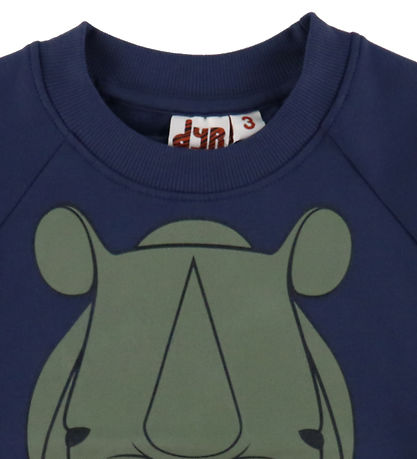 Sweat-shirt DYR-Cph - Dyrbellow - Dk Marine Rhinocéros