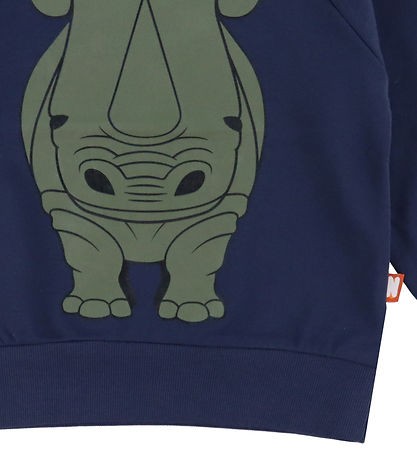 Sweat-shirt DYR-Cph - Dyrbellow - Dk Marine Rhinocéros