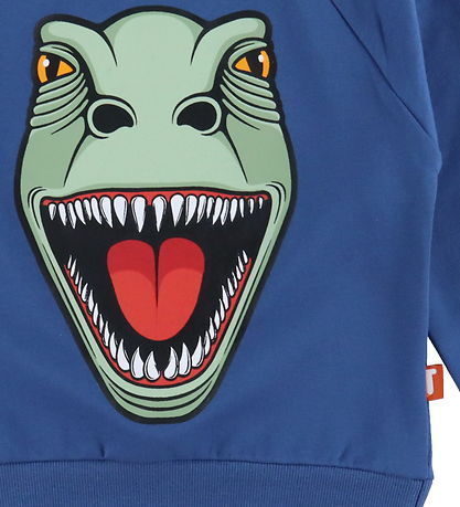 DYR-Cph Sweatshirt - Animal Bellow - Ocean Blue T-Rex