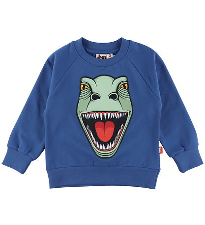 DYR-Cph Sweatshirt - Animal Bellow - Ocean Blue T-Rex