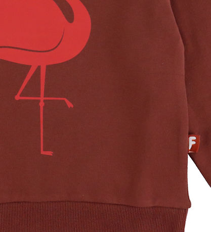 DYR-Cph Sweatshirt - Dyrbellow - Dk Brick Flamingo