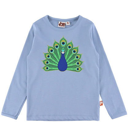 DYR-Cph Blouse - Verharen van dieren - Blue Grey Over vogels