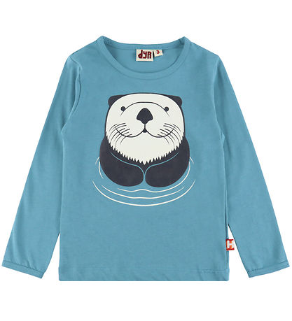 DYR-Cph Blouse - Animal heather - Grey Sea otter