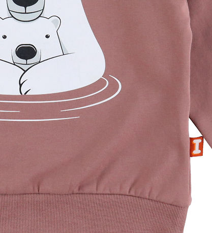 DYR-Cph Sweatshirt - Dyrbellow - Dk Rose Beige Polar Bears Mothe