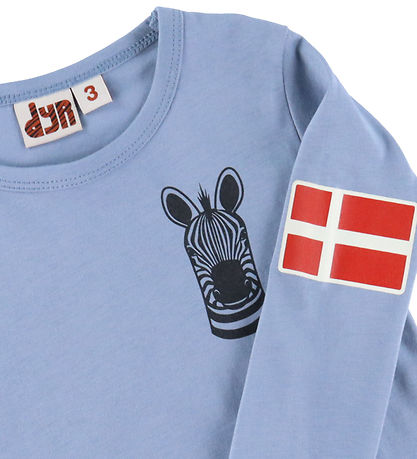 DYR-Cph Blouse - Zookeeper - Blue Grey Zebra