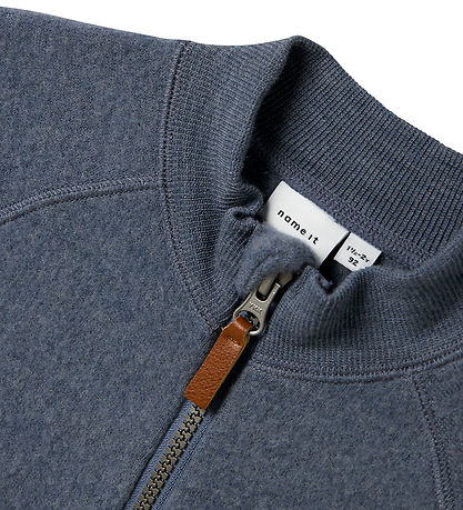 Name It Cardigan - Wool - NmmWmino - Folkstone Grey