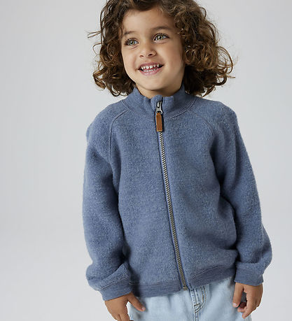 Name It Cardigan - Wool - NmmWmino - Folkstone Grey