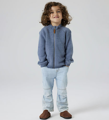 Name It Cardigan - Wool - NmmWmino - Folkstone Grey