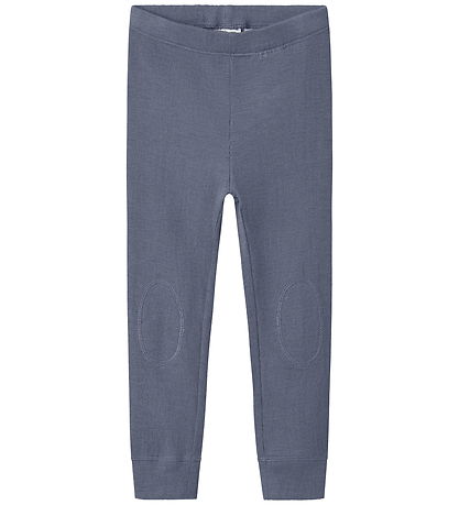 Name It Leggings - Rib - Wol/Zijde - NmmWossa - Folkstonegrijs